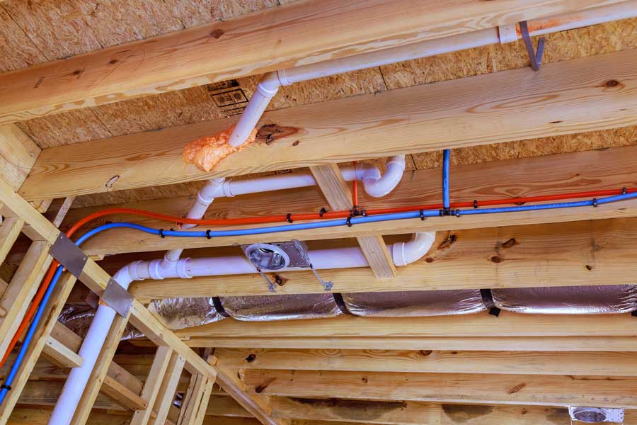 Professional home repiping inTorrance CA installation with new copper pipes