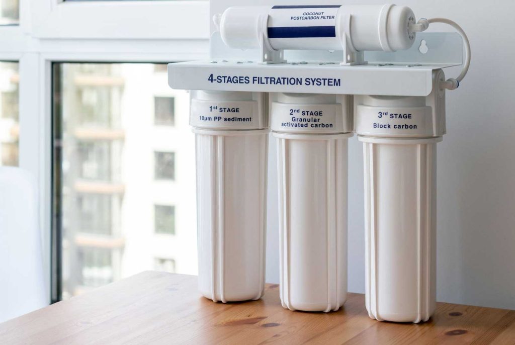 4-stage water filtration system for installation in Torrance CA